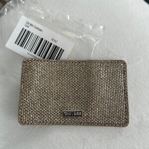 WHBM Glitter Mesh Credit Card Case